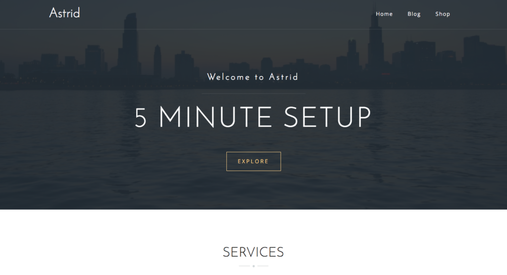 Free WordPress Themes: Astrid