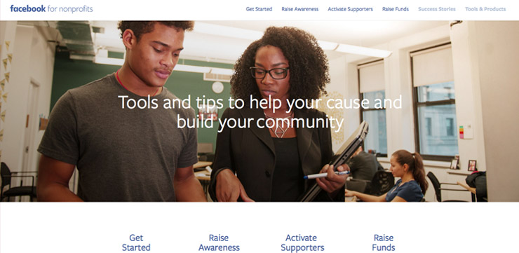 Facebook Launches New Website for Nonprofits