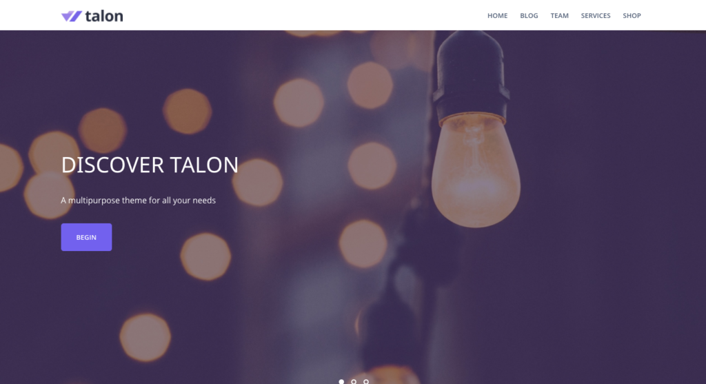 Free WordPress Themes: Talon